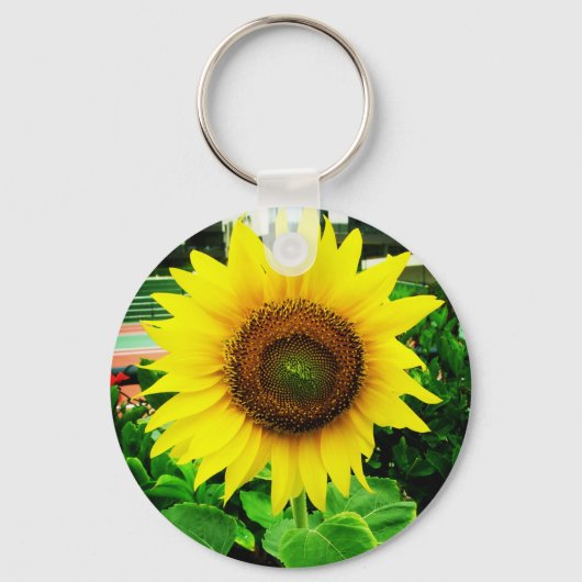 Zonnebloem Sleutelhanger (Voorkant)