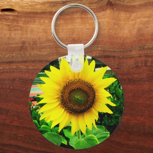 Zonnebloem Sleutelhanger (Voorkant)