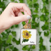 Zonnebloem Sleutelhanger (Hand)
