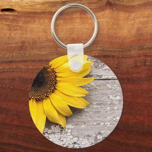Zonnebloem Sleutelhanger (Voorkant)