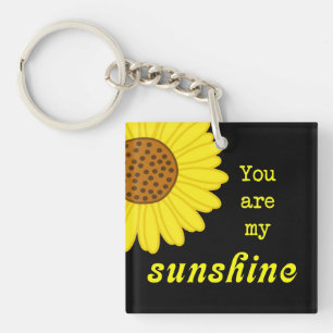 Zonnebloem Sleutelhanger