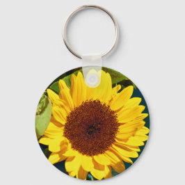 zonnebloem sleutelhanger