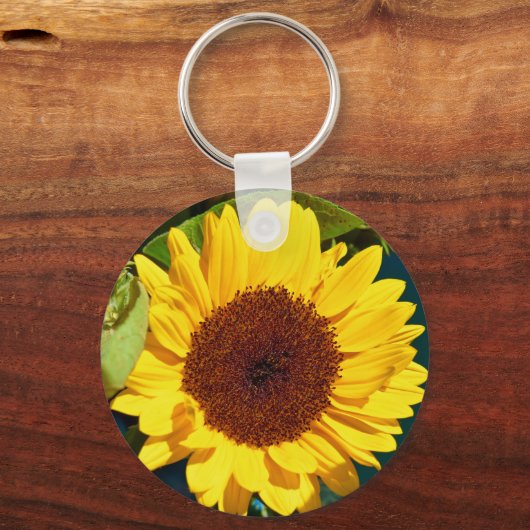zonnebloem sleutelhanger (Voorkant)