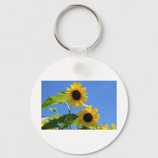 Zonnebloem Sleutelhanger (Voorkant)