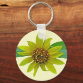 Zonnebloem Sleutelhanger (Voorkant)