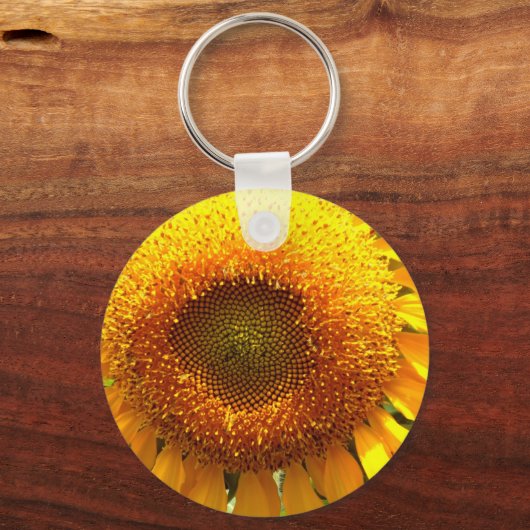 Zonnebloem Sleutelhanger (Voorkant)