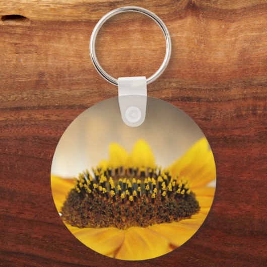 Zonnebloem Sleutelhanger (Voorkant)