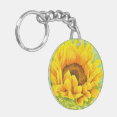 Zonnebloem Sleutelhanger (Voorkant Links)
