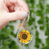 Zonnebloem Sleutelhanger (Hand)