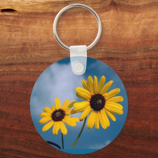 Zonnebloem Sleutelhanger (Voorkant)