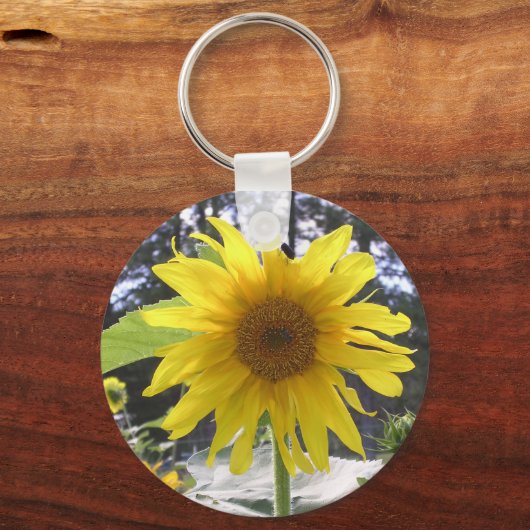 Zonnebloem Sleutelhanger (Voorkant)