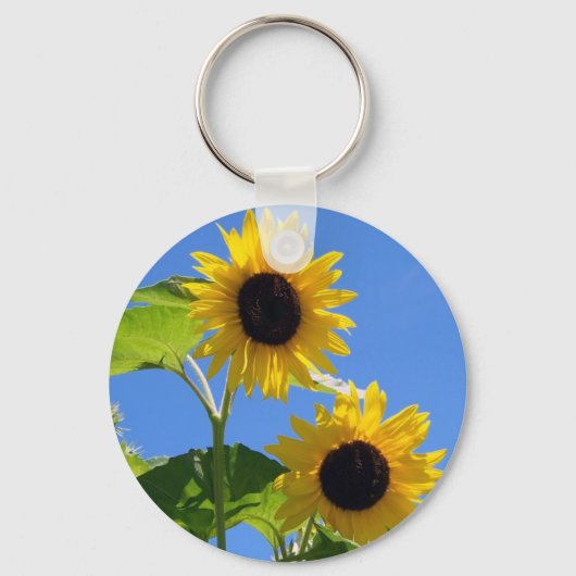 Zonnebloem Sleutelhanger (Voorkant)