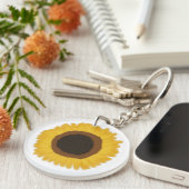  zonnebloem sleutelhanger (Voorkant Rechts)
