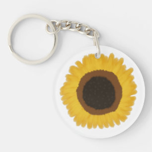  zonnebloem sleutelhanger