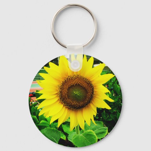 Zonnebloem Sleutelhanger (Voorkant)