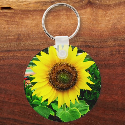 Zonnebloem Sleutelhanger (Voorkant)