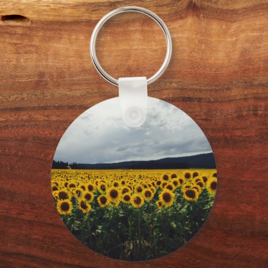 Zonnebloem Sleutelhanger (Voorkant)