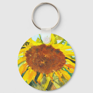 Zonnebloem Sleutelhanger