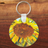 Zonnebloem Sleutelhanger (Voorkant)