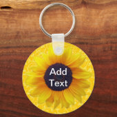 Zonnebloem Sleutelhanger (Voorkant)