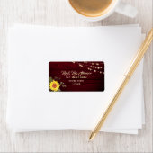 Zonnebloem Slingerlichten Label (Insitu)