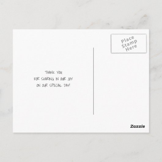 Zonnebloem Slingerlichten Landelijke Trouwdag Beda Briefkaart (Achterkant)