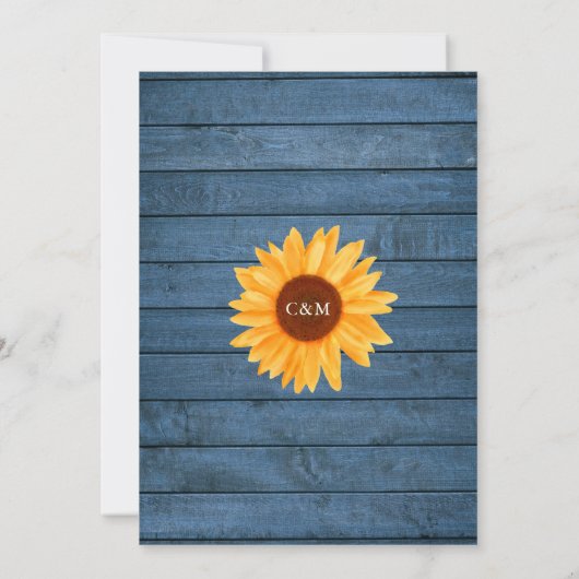 Zonnebloem Slingerlichten Metselwerkpotten Blauwe Kaart (Achterkant)