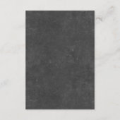 Zonnebloem & Slingerlichtjes Schoolbord Ontvangst Informatiekaartje (Achterkant)