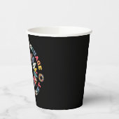 Zonnebloem SLP Sprekertaal Patholoog Gift Papieren Bekers (Links)