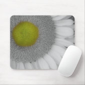 Zonnebloem Sluiten Zwart-witte mousepad Muismat (Met muis)