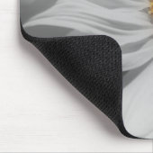 Zonnebloem Sluiten Zwarte Witte Mousepad Muismat (Hoek)