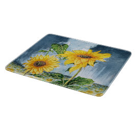 Zonnebloem Snijplank