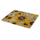 Zonnebloem Snijplank (Hoek)