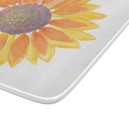 Zonnebloem Snijplank (Hoek)