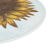  zonnebloem snijplank (Hoek)