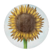zonnebloem snijplank (Voorkant)
