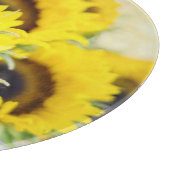 Zonnebloem, snijvlak snijplank (Hoek)