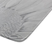 Zonnebloem, snijvlak snijplank (Hoek)