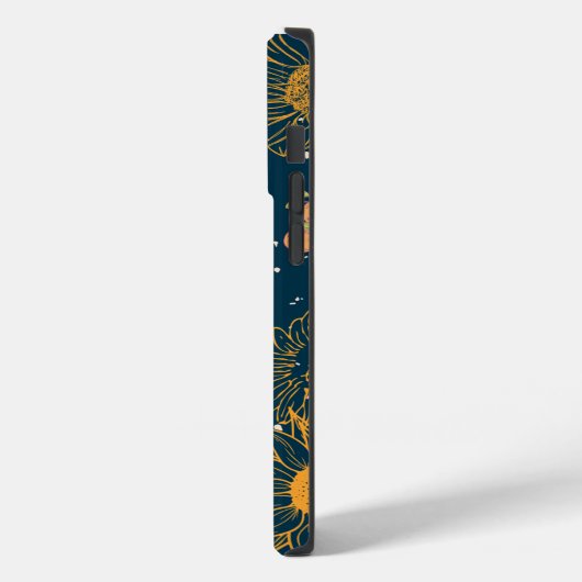 Zonnebloem Sonata Hoesje-Mate iPhone Case (Achterkant / Links)