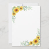 Zonnebloem sparen de Datum Aankondiging (Achterkant)