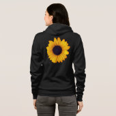 Zonnebloem, speciaal aangepast hoodie (Achterkant volledig)