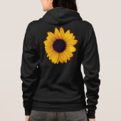 Zonnebloem, speciaal aangepast hoodie (Achterkant)