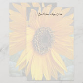 Zonnebloem, speciaal vervaardigd (Voorkant / Achterkant)