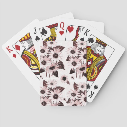 Zonnebloem Speelkaarten Deck (Achterkant)