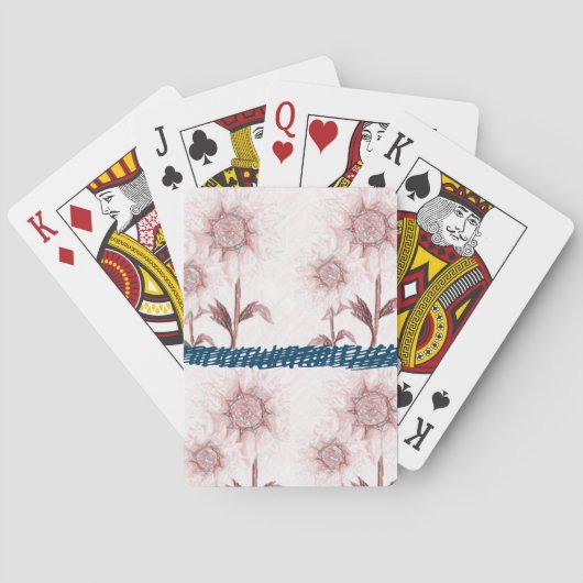 Zonnebloem Speelkaarten Deck (Achterkant)