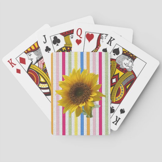 Zonnebloem Speelkaarten Deck (Achterkant)