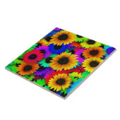 Zonnebloem Splendor Tegeltje (Zijkant)