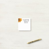 Zonnebloem Spreuken 31:25 Bijbelvers Post-it® Notes (Op bureau)