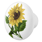 Zonnebloem Stem Keramische Knop (Rechts)