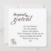 Zonnebloem sterkte dank u kaarten (Achterkant)